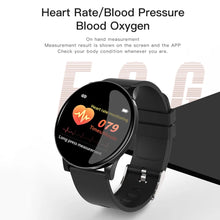 Load image into Gallery viewer, W8 Silver Waterproof Heart Rate Stainless Steel Smart Watch - iOS &amp; Android