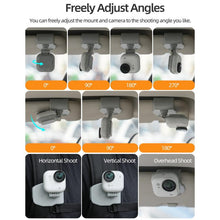 Load image into Gallery viewer, For Insta360 GO Ultra Sunnylife Magnetic Car Sun Visor Mount Action Camera Holder 360 Rotating 180 Tilt Sun Visor Holder