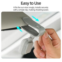 Load image into Gallery viewer, For Insta360 GO Ultra Sunnylife Magnetic Car Sun Visor Mount Action Camera Holder 360 Rotating 180 Tilt Sun Visor Holder