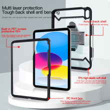 Load image into Gallery viewer, For iPad 10th Gen 10.9 2022 360 Full Body Shockproof Tablet Case with Grip &amp; Holder &amp; Pen Slot