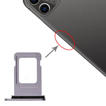 Load image into Gallery viewer, SIM Card Tray for iPhone 11, For iPhone 11 (Single), For iPhone 11, For iPhone 11 (Purple), For iPhone 11(Yellow)