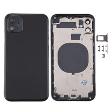 Load image into Gallery viewer, Back Housing Cover with SIM Card Tray &amp; Side keys &amp; Camera Lens for iPhone 11