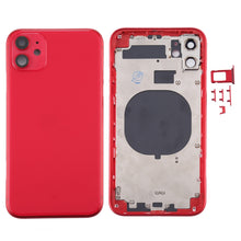 Load image into Gallery viewer, Back Housing Cover with SIM Card Tray &amp; Side keys &amp; Camera Lens for iPhone 11