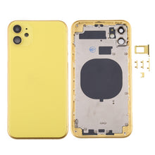 Load image into Gallery viewer, Back Housing Cover with SIM Card Tray &amp; Side keys &amp; Camera Lens for iPhone 11