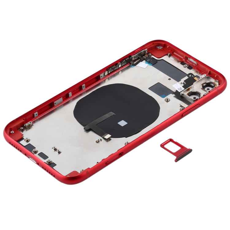 Battery Back Cover (with Side Keys & Card Tray & Power + Volume Flex Cable & Wireless Charging Module) for iPhone 11