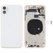 Load image into Gallery viewer, Battery Back Cover (with Side Keys &amp; Card Tray &amp; Power + Volume Flex Cable &amp; Wireless Charging Module) for iPhone 11