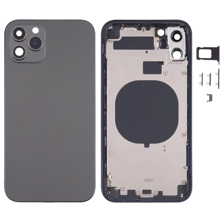 Back Housing Cover with Appearance Imitation of iP13 Pro for iPhone 11, for iPhone 11(White), for iPhone 11(Black)