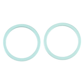 2 PCS Rear Camera Glass Lens Metal Protector Hoop Ring for iPhone 12, For iPhone 12