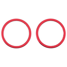2 PCS Rear Camera Glass Lens Metal Protector Hoop Ring for iPhone 12, For iPhone 12
