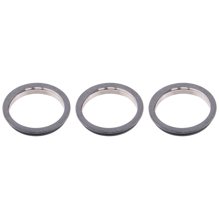 3 PCS Rear Camera Glass Lens Metal Protector Hoop Ring for iPhone 12 Pro, For iPhone 12 Pro