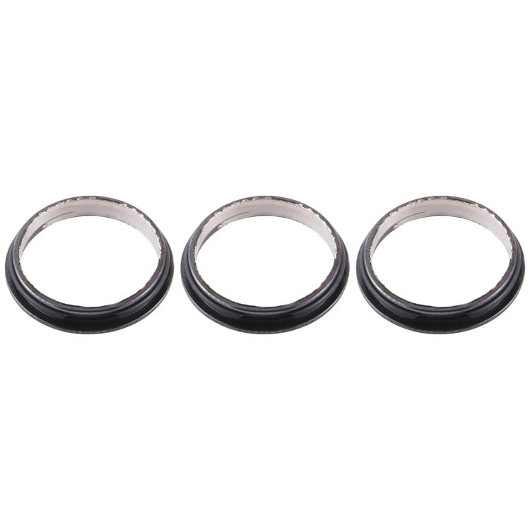 3 PCS Rear Camera Glass Lens Metal Protector Hoop Ring for iPhone 12 Pro, For iPhone 12 Pro