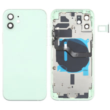 Load image into Gallery viewer, Battery Back Cover (with Side Keys &amp; Card Tray &amp; Power + Volume Flex Cable &amp; Wireless Charging Module) for iPhone 12