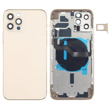 Load image into Gallery viewer, Battery Back Cover (with Side Keys &amp; Card Tray &amp; Power + Volume Flex Cable &amp; Wireless Charging Module) for iPhone 12 Pro