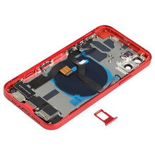 Load image into Gallery viewer, Battery Back Cover Assembly (with Side Keys &amp; Speaker Ringer Buzzer &amp; Motor &amp; Camera Lens &amp; Card Tray &amp; Power Button + Volume Button + Charging Port &amp; Wireless Charging Module) for iPhone 12, For iPhone 12(Assembly)