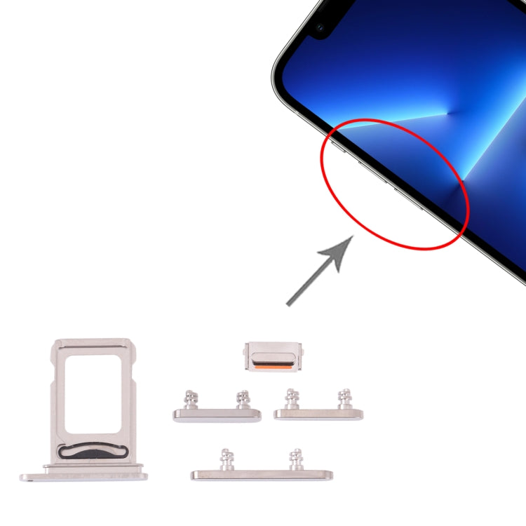 SIM Card Tray + SIM Card Tray + Side Keys for iPhone 13 Pro