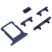 Load image into Gallery viewer, SIM Card Tray + Side Keys for iPhone 13 Mini(Midnight), For iPhone 13 Mini