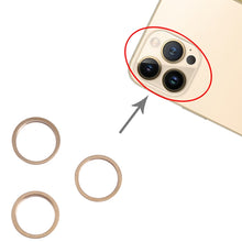 Load image into Gallery viewer, 3 PCS Rear Camera Glass Lens Metal Outside Protector Hoop Ring for iPhone 13 Pro Max