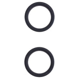 2 PCS Rear Camera Glass Lens Metal Outside Protector Hoop Ring for iPhone 13 mini