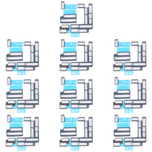 Load image into Gallery viewer, 10 Sets Mainboard FPC Connector Sponge Foam Pads for iPhone 13 Pro