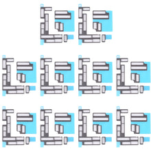Load image into Gallery viewer, 10 Sets Mainboard FPC Connector Sponge Foam Pads for iPhone 13 Pro Max
