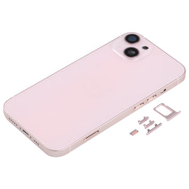 Back Housing Cover with SIM Card Tray & Side  Keys & Camera Lens for iPhone 13