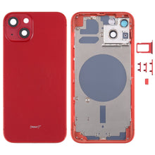 Load image into Gallery viewer, Back Housing Cover with SIM Card Tray &amp; Side  Keys &amp; Camera Lens for iPhone 13, For iPhone 13(with Card Tray &amp; Side Keys), For iPhone 13(with SIM Card Tray &amp; Side Keys), For iPhone 13