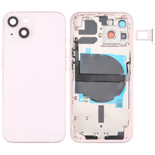 Load image into Gallery viewer, For iPhone 13 Battery Back Cover with Side Keys &amp; Card Tray &amp; Power + Volume Flex Cable &amp; Wireless Charging Module