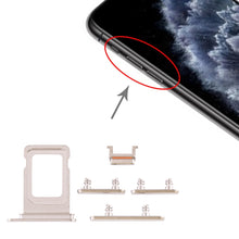 Load image into Gallery viewer, SIM Card Tray + SIM Card Tray + Side Key for iPhone 11 Pro Max / 11 Pro