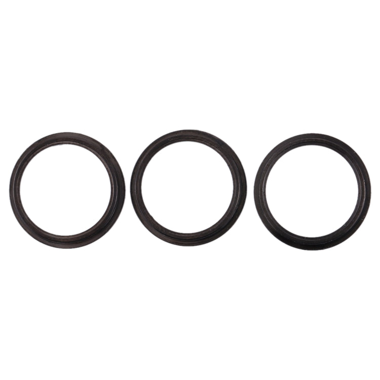 3 PCS Rear Camera Glass Lens Metal Protector Hoop Ring for iPhone 11 Pro & 11 Pro Max