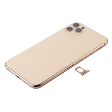 Load image into Gallery viewer, Battery Back Cover Assembly (with Side Keys &amp; Power Button + Volume Button Flex Cable &amp; Wireless Charging Module &amp; Motor &amp; Charging Port &amp; Speaker Ringer Buzzer &amp; Card Tray &amp; Camera Lens Cover) for iPhone 11 Pro