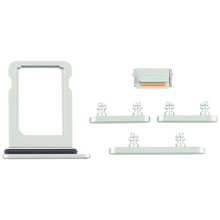 Load image into Gallery viewer, SIM Card Tray + Side Keys for iPhone 12 Mini, For iPhone 12 Mini (Single card)