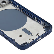 Load image into Gallery viewer, Back Housing Cover with SIM Card Tray &amp; Side  Keys &amp; Camera Lens for iPhone 12 mini(Green)