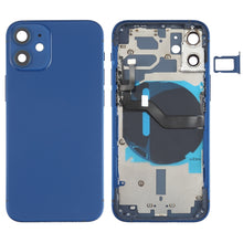 Load image into Gallery viewer, Battery Back Cover (with Side Keys &amp; Card Tray &amp; Power + Volume Flex Cable &amp; Wireless Charging Module) for iPhone 12 Mini