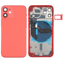 Load image into Gallery viewer, Battery Back Cover (with Side Keys &amp; Card Tray &amp; Power + Volume Flex Cable &amp; Wireless Charging Module) for iPhone 12 Mini