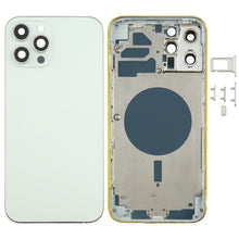Load image into Gallery viewer, Back Housing Cover with SIM Card Tray &amp; Side keys &amp; Camera Lens for iPhone 12 Pro Max