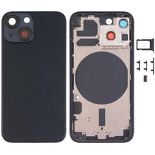 Load image into Gallery viewer, Back Housing Cover with SIM Card Tray &amp; Side  Keys &amp; Camera Lens for iPhone 13 Mini