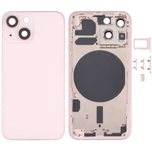 Load image into Gallery viewer, Back Housing Cover with SIM Card Tray &amp; Side  Keys &amp; Camera Lens for iPhone 13 Mini