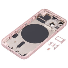 Load image into Gallery viewer, Back Housing Cover with SIM Card Tray &amp; Side  Keys &amp; Camera Lens for iPhone 13 Mini, For iPhone 13 Mini