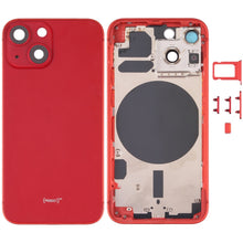 Load image into Gallery viewer, Back Housing Cover with SIM Card Tray &amp; Side  Keys &amp; Camera Lens for iPhone 13 Mini, For iPhone 13 Mini