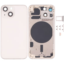 Load image into Gallery viewer, Back Housing Cover with SIM Card Tray &amp; Side  Keys &amp; Camera Lens for iPhone 13 Mini, For iPhone 13 Mini