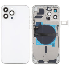 Load image into Gallery viewer, For iPhone 13 Pro Max Battery Back Cover with Side Keys &amp; Card Tray &amp; Power + Volume Flex Cable &amp; Wireless Charging Module