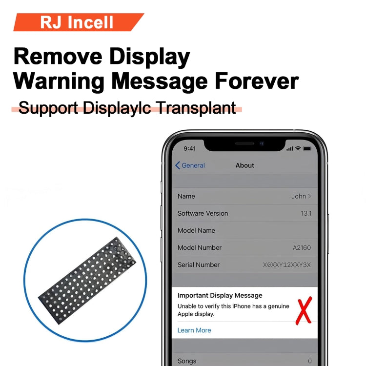 RJ incell LCD Screen For iPhone 13 mini