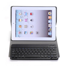 Load image into Gallery viewer, A02 for iPad 4 / 3 / 2 Universal Ultra-thin ABS Horizontal Flip Tablet Case + Bluetooth Keyboard