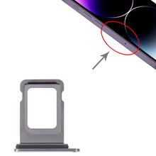 Load image into Gallery viewer, SIM+SIM Card Tray for iPhone 14 Pro, For iPhone 14 Pro (double card), For iPhone 14 Pro(double card)