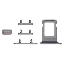 Load image into Gallery viewer, SIM Card Tray + SIM Card Tray + Side Keys for iPhone 14 Pro Max, For iPhone 14 Pro Max