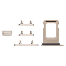 Load image into Gallery viewer, SIM Card Tray + SIM Card Tray + Side Keys for iPhone 14 Pro Max, For iPhone 14 Pro Max