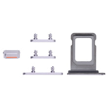 Load image into Gallery viewer, SIM Card Tray + SIM Card Tray + Side Keys for iPhone 14 Pro Max, For iPhone 14 Pro Max