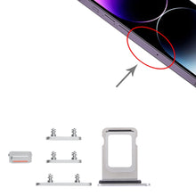 Load image into Gallery viewer, SIM Card Tray + SIM Card Tray + Side Keys for iPhone 14 Pro Max