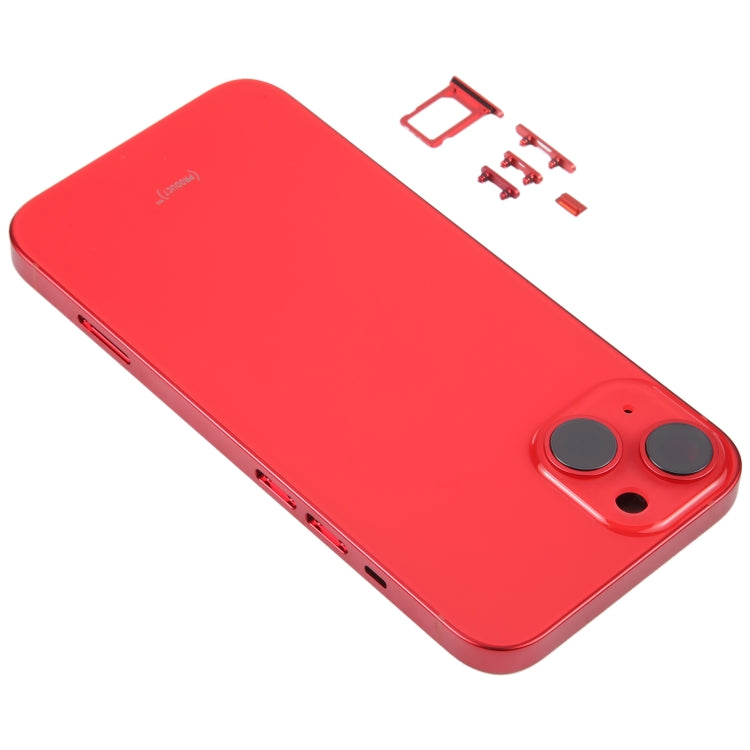 For iPhone 14 Battery Back Cover with Middle Frame / Side Keys