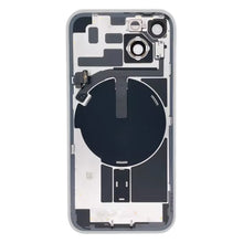 Load image into Gallery viewer, For iPhone 14 Glass Battery Back Cover with Flash Bracket + Wireless Charging Module, For iPhone 14